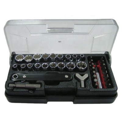 40PCS 1/4" Socket Multi Functional Driver Bit Set