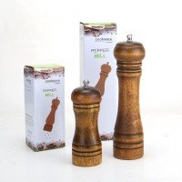 Adjustable ceramic rotor 5inch 8inch Solid wood pepper grinders and pepper mill