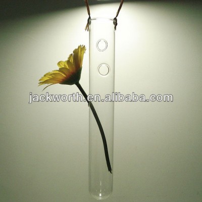 Glass hanging hydroponics vase