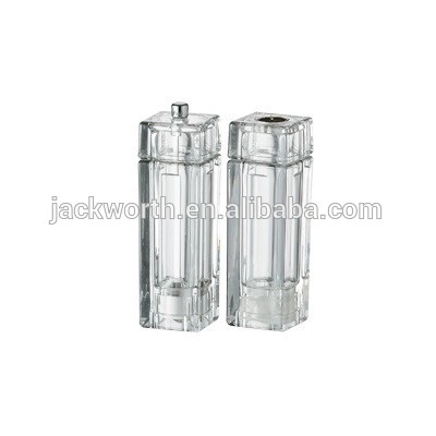 Plastic Salt Shaker and Pepper Mill Set