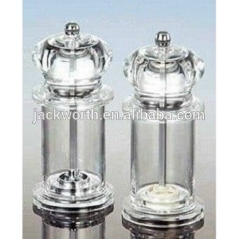 Plastic Salt Shaker and Pepper Mill Set