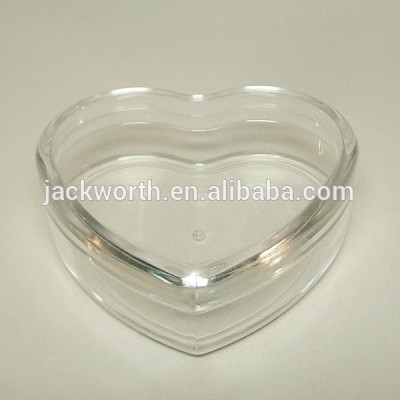 clear plastic box heart shaped chocolate box