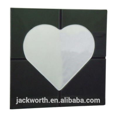 31.5 inch Wall Mirror with Heart Square Mirror